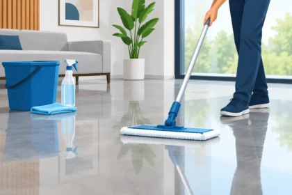 How to Clean Polished Concrete Without Dulling It