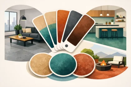 Best Concrete Floor Dye Colors for Any Space