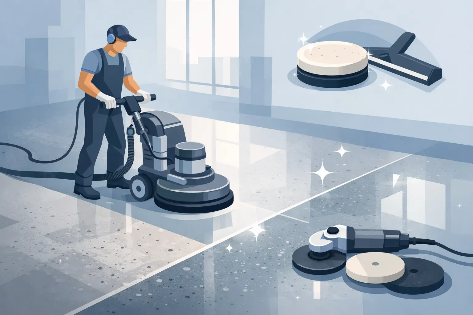 How to Polish Concrete Floors Properly