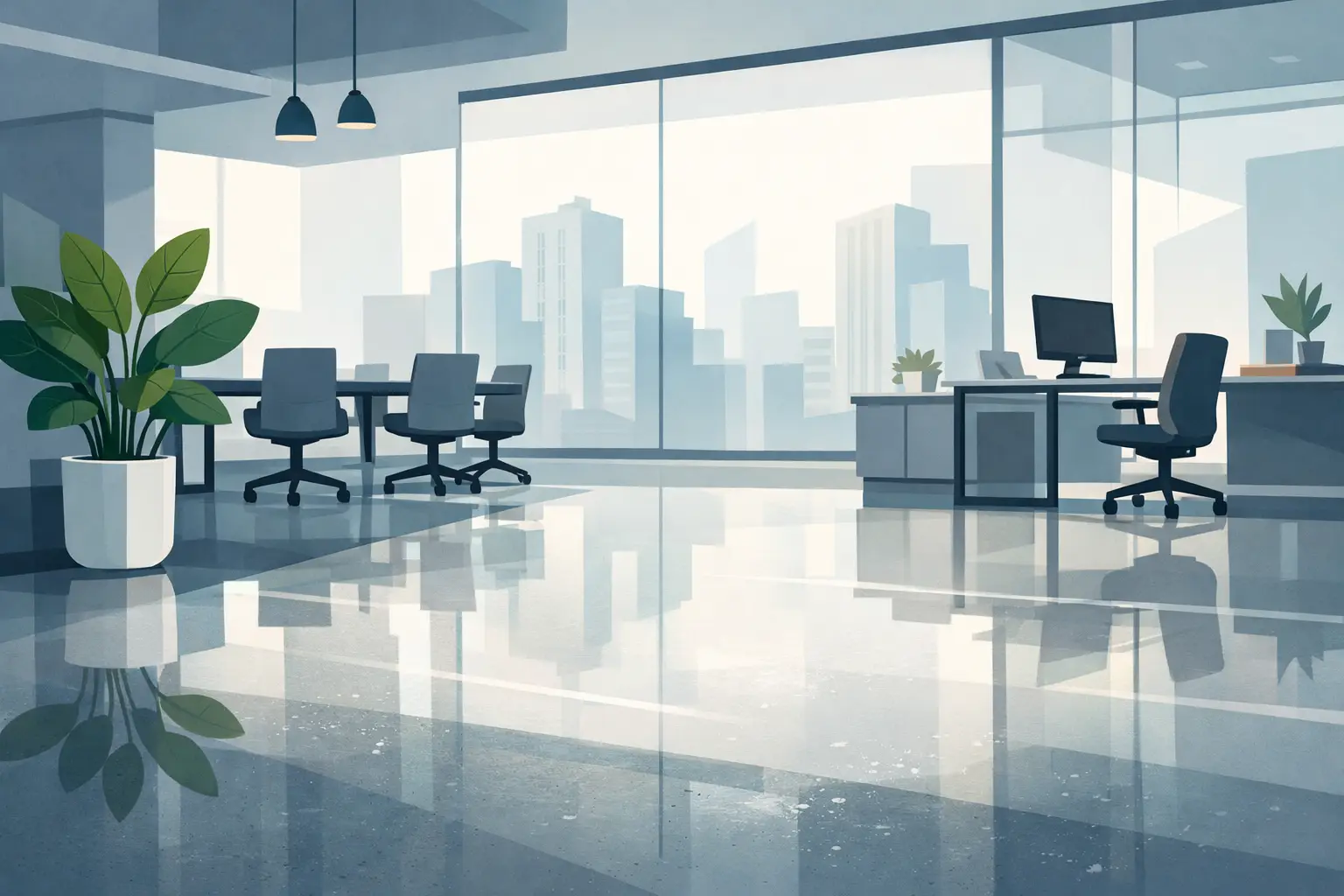 Polished Concrete Office Floors That Last