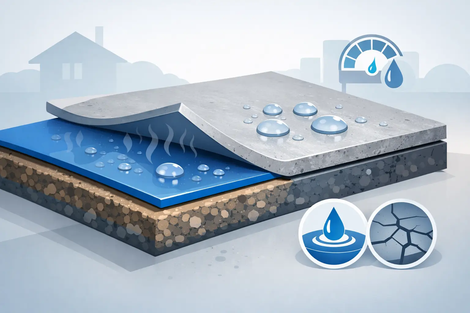 When a Concrete Floor Moisture Barrier Is Needed