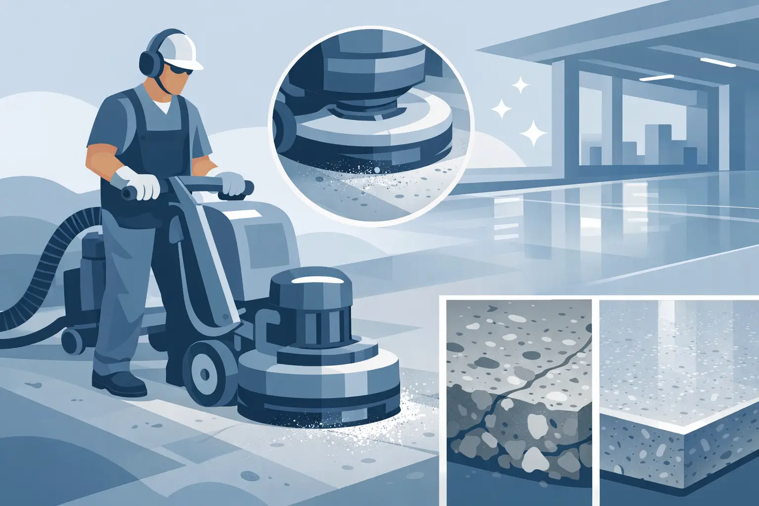 Floor Grinding for Stronger, Cleaner Concrete