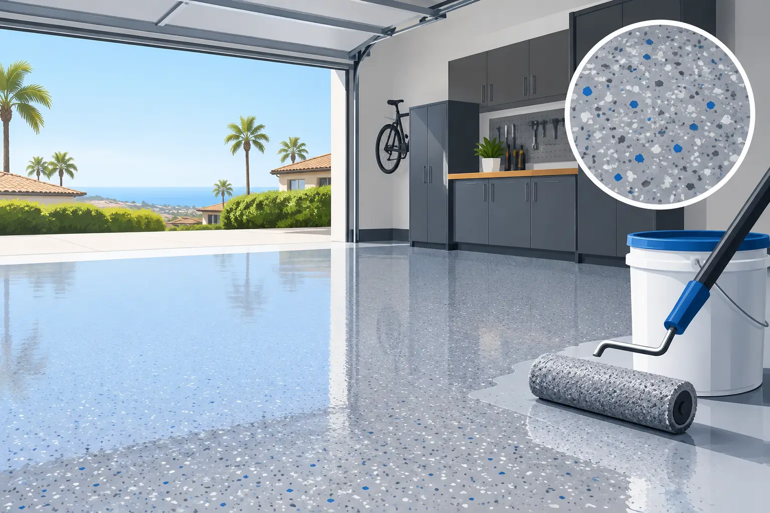 Polyaspartic Garage Coating Review for OC Homes