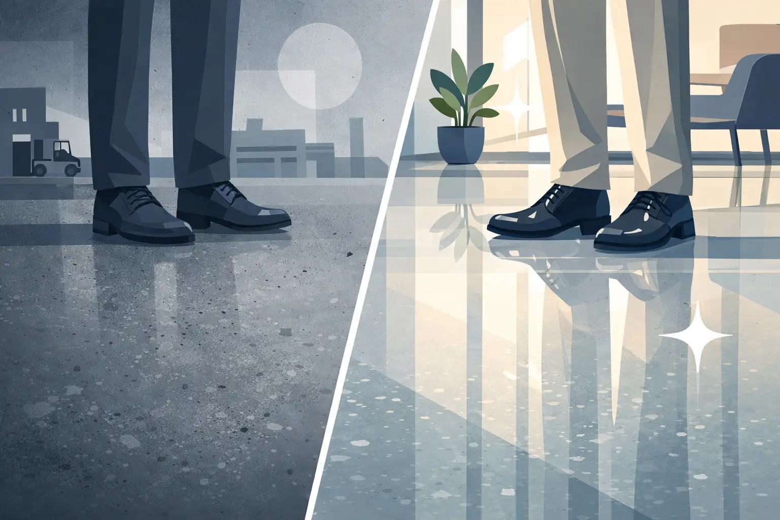 Sealed Concrete vs Polished: Which Floor Fits?
