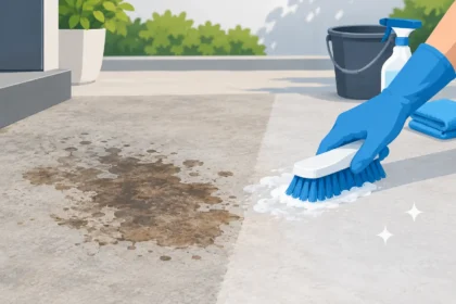 How to Remove Concrete Stains Without Damage